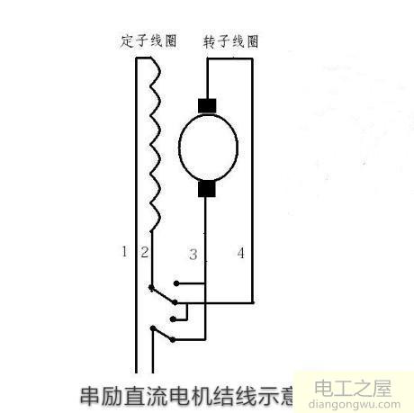 60v直流串励电机接线图图片